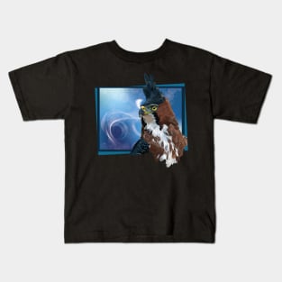 crested eagle Kids T-Shirt